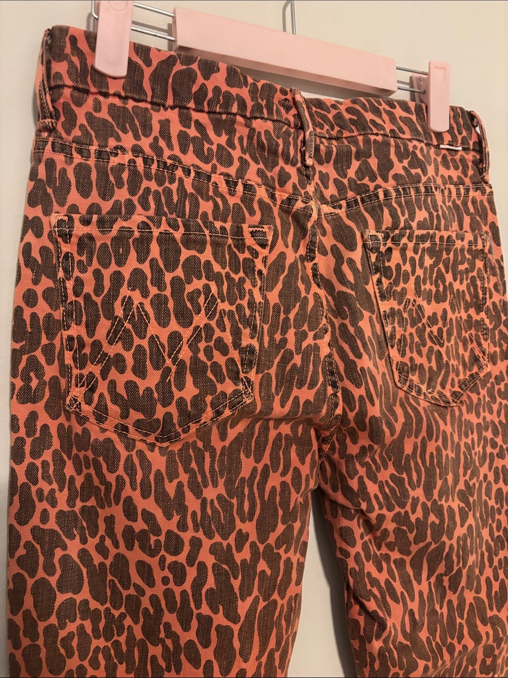 MOTHER high waisted looker ankle fray in animal attractions size 28 - Picture 5 of 8